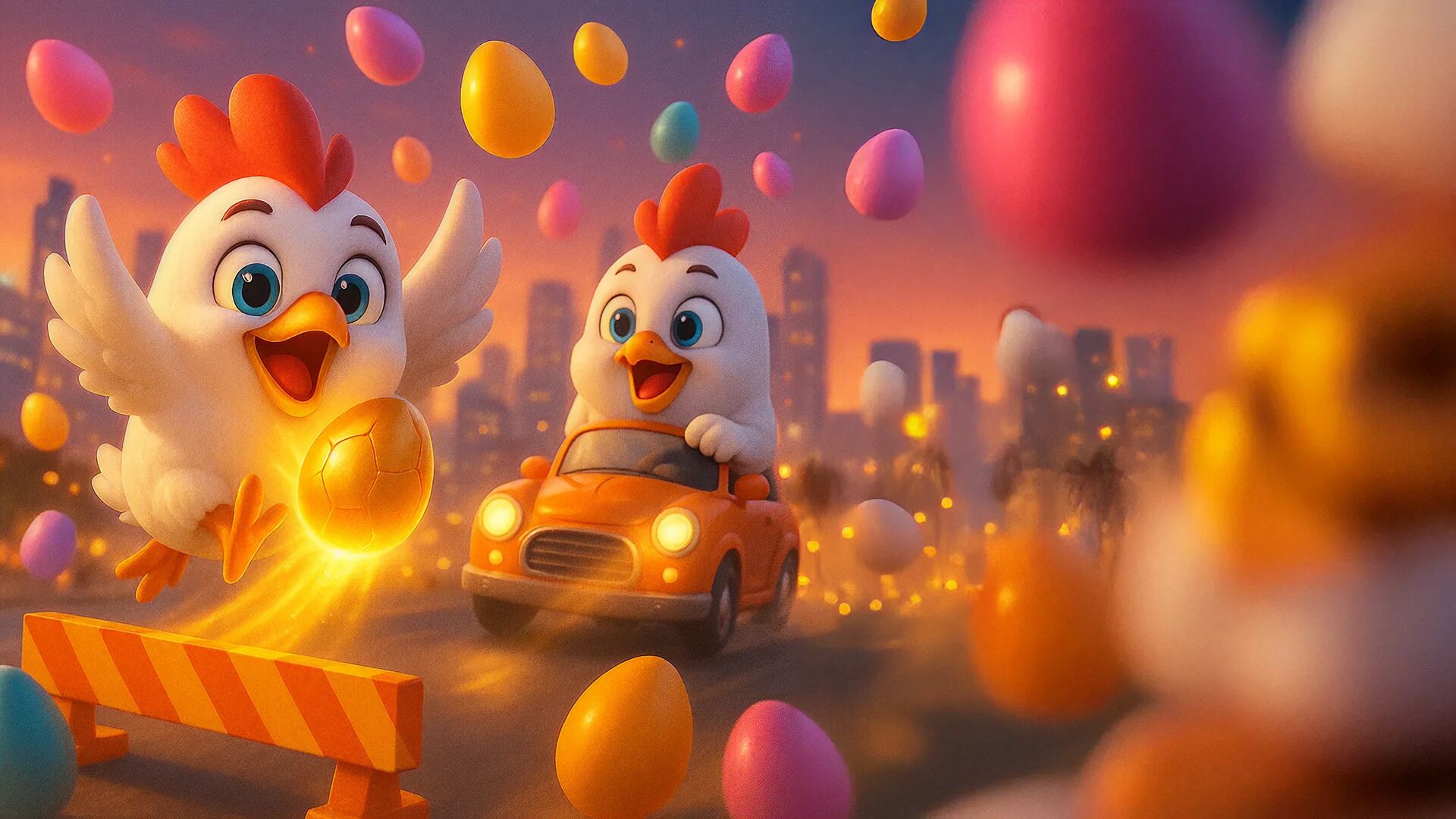 Chicken Run gameplay screenshot